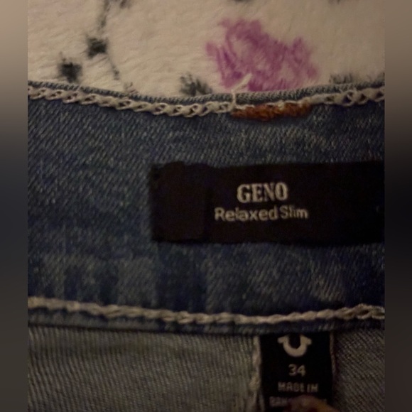 Men’s size 34 relaxed fit True Religion jeans - Picture 5 of 6